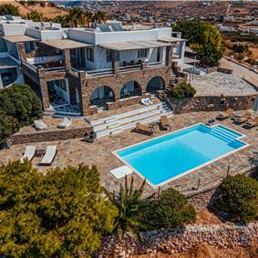 4 bedroom villa with pool, Paros, sleeps 8